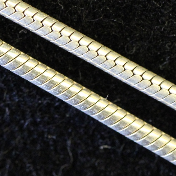 Vintage Sterling Silver 825 Pendant Drop Necklace - Picture 6 of 8